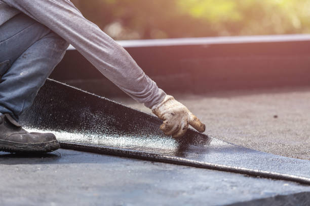 Professional Crawl Space Encapsulation technician working in Darien Center, NY